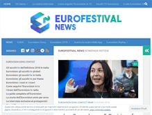 Tablet Screenshot of eurofestivalnews.com